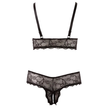 Bra and String black 2XL