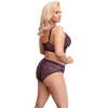Bra Set purple XL