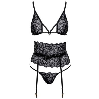 Suspender Set black S/M