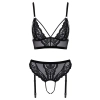 Bra & Thong black L