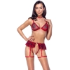 Bra Set Plaid M