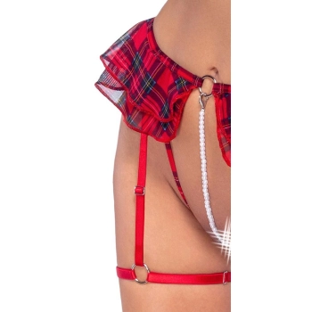 Bra Set Plaid M