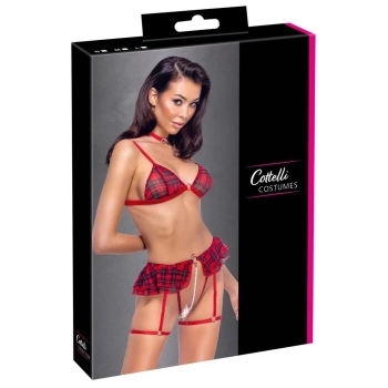 Bra Set Plaid L