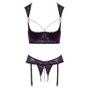 Shelf Bra Set Purple 85B/L