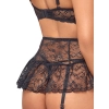 Suspender Shelf Bra Set 80C/M