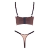 Shelf Bra Set brownish S