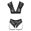 Top and Crotchless Briefs XL
