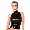 Noir Top w Zip M
