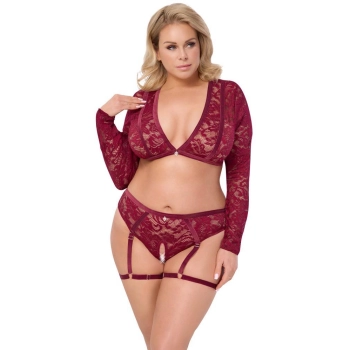 Top and Briefs red 2XL
