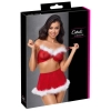Świąteczny komplet bielizny Cottelli Lingerie czerwony L XL
