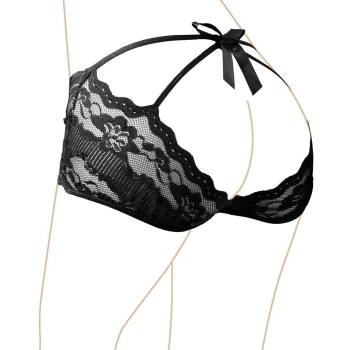 Majtki koronkowe Cottelli LINGERIE czarne XL