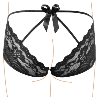 Majtki koronkowe Cottelli LINGERIE czarne XL
