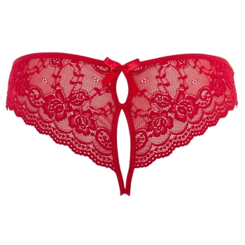 Majtki koronkowe bez kroku Cottelli LINGERIE XL