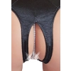 Stringi z perłami Cottelli Lingerie czarny L