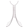 Body Chain silver