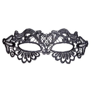 Opaska na oczy haftowana Cottelli ACCESSOIRES czarna