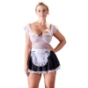 Sukienka pokojówki Cottelli COSTUMES biało czarna XL