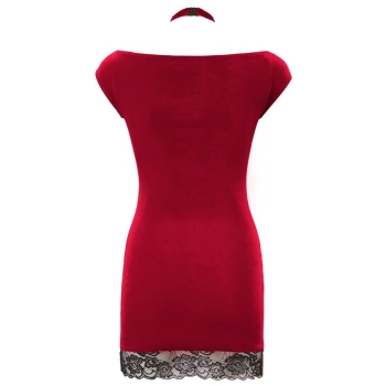 Velvet Dress red S