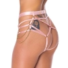 Bad Kitty Różowa Uprząż String z Łańcuszkami S L