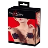 Zestaw bondage satynowy Bad Kitty czarny 38 cm