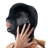 Maska BDSM Bad Kitty czarna poliester
