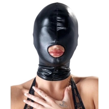 Maska BDSM Bad Kitty czarna poliester