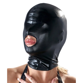 Maska BDSM Bad Kitty czarna poliester