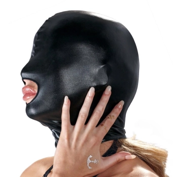 Maska BDSM Bad Kitty czarna poliester