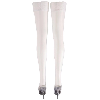 Hold-up Stockings white 1