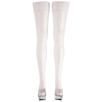 Hold-up Stockings white 2