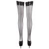 Pończochy siatkowe z koronką Cottelli LEGWEAR S/M