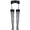 Pończochy siatkowe z koronką Cottelli LEGWEAR S/M