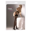 Pończochy siatkowe z koronką Cottelli LEGWEAR S/M