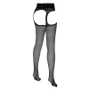 Rajstopy z szeroką koronką Cottelli LEGWEAR
