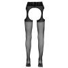 Rajstopy z szeroką koronką Cottelli LEGWEAR
