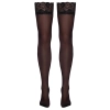 Pończochy z koronką Cottelli LEGWEAR czarne M 20 den