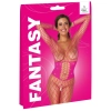 Body siatkowe Fantasy różowe z dżetami Cottelli