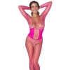 Body siatkowe Fantasy różowe z dżetami Cottelli