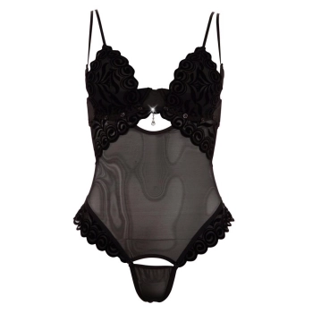 Body stringowe Cottelli LINGERIE czarne 85C/L