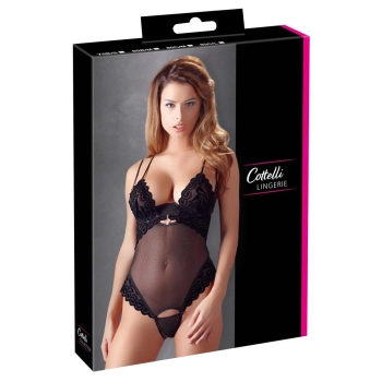 Body stringowe Cottelli LINGERIE czarne 85C/L