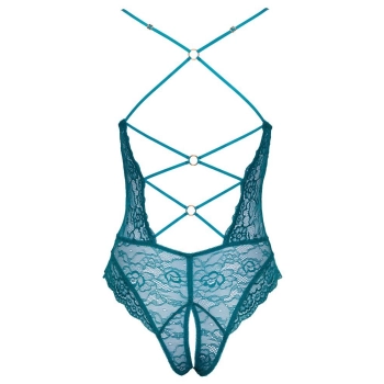 Body ouvert koronka Cottelli LINGERIE benzynowy M