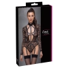 Body koronkowe z długim rękawem Cottelli LINGERIE S