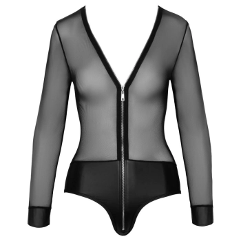 Body siateczkowe Cottelli PARTY z zamkiem S