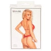 Body erotyczne kissable czerwone koronkowe S/M