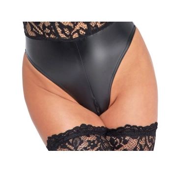 Noir lace body XL