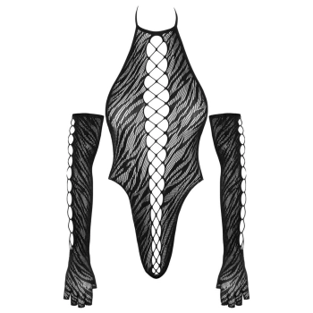 Body tygrysie Fantasy czarny S L
