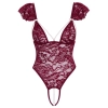 Body Cottelli bordowe z perełkami L