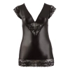 Sukienka wetlook Cottelli CURVES czarna 2XL