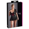 Sukienka mini Cottelli CURVES z czerwonym sznurowaniem 3XL