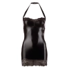 Sukienka wet look halter Cottelli PARTY czarna L